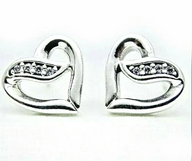 Pandora ribbon of love stud best sale earrings