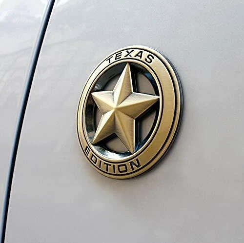 BRONZE TEXAS STAR EDITION 3" EMBLEMA BASTÃO EMBLEMA UNIVERSAL para TUNDRA TACOMA F150 - Imagem 2 de 4