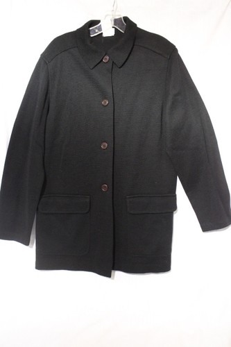 HARVE By Harve Benard Black WOOL BLEND 