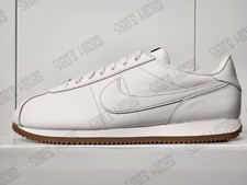 Men's Nike Cortez Leather 2025 White Gum Sole Classic Nike ID Authentic