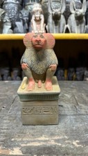 Ancient Egyptian Antiquities Baboon Monkey Thoth God Wisdom Rare Egyptian BC