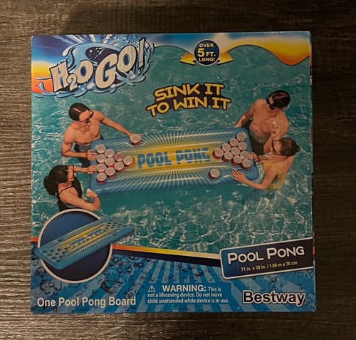 NUOVO! H2O Go From Bestway tavola da pong per piscina lunga 5 piedi - Foto 2 di 8