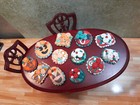 Bakery HALLOWEEN & CHRISTMAS CAKES Lot 12* Handbaked dollhouse mini 1/12 shop — photo 2