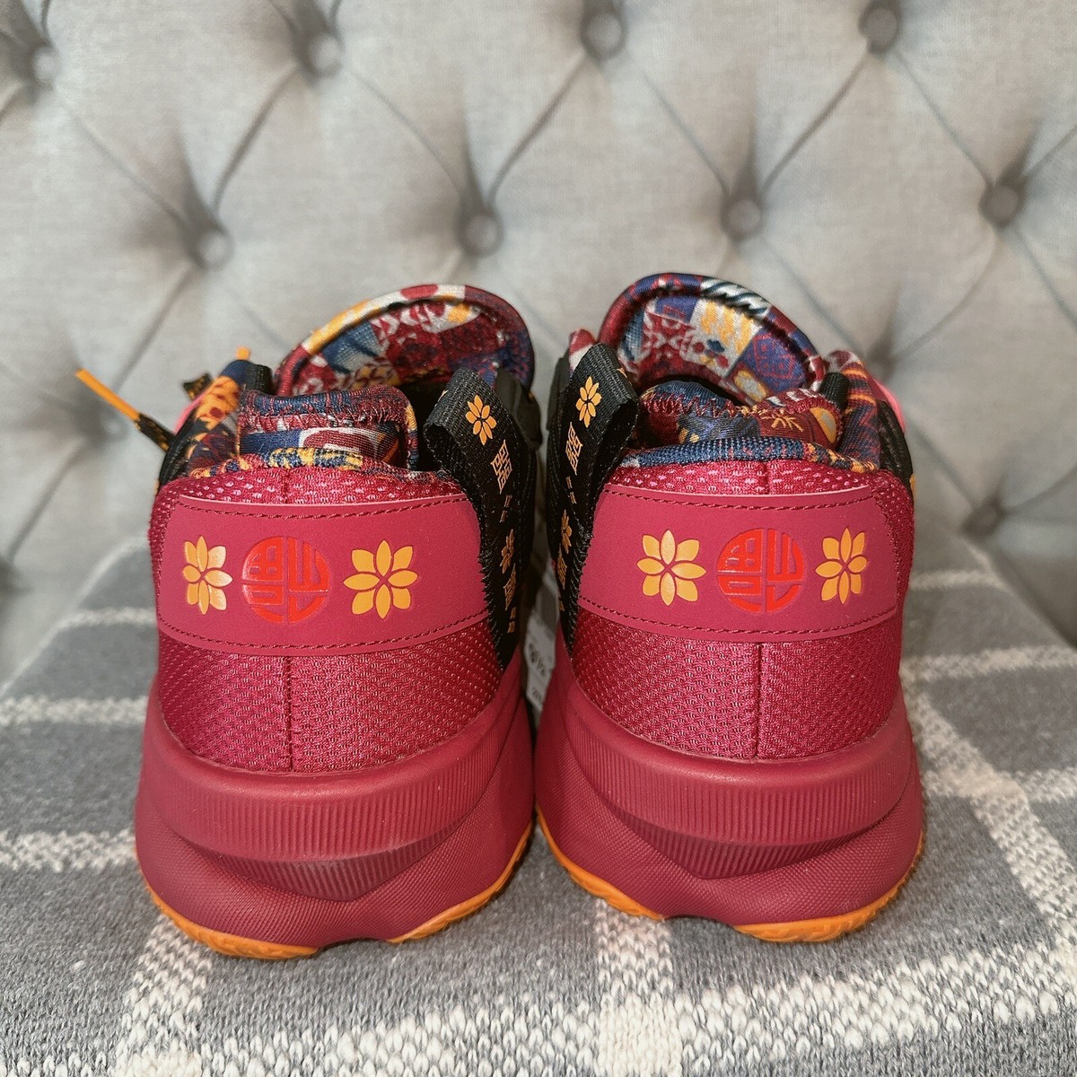 スニーカー adidas Basketball DAME 8 MIC GW1816 Adidas Men's Dame 8 MIC Chinese New Year Basketball Shoes