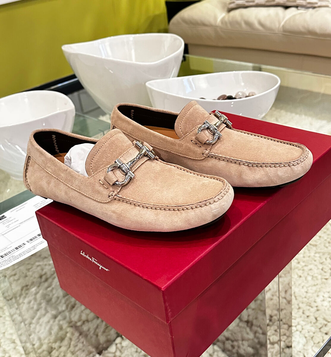 Salvatore Ferragamo | Parigi Eco Men Driver Moccasin Loafers Salvatore Ferragamo | Parigi Eco Men Driver Moccasin Loafers