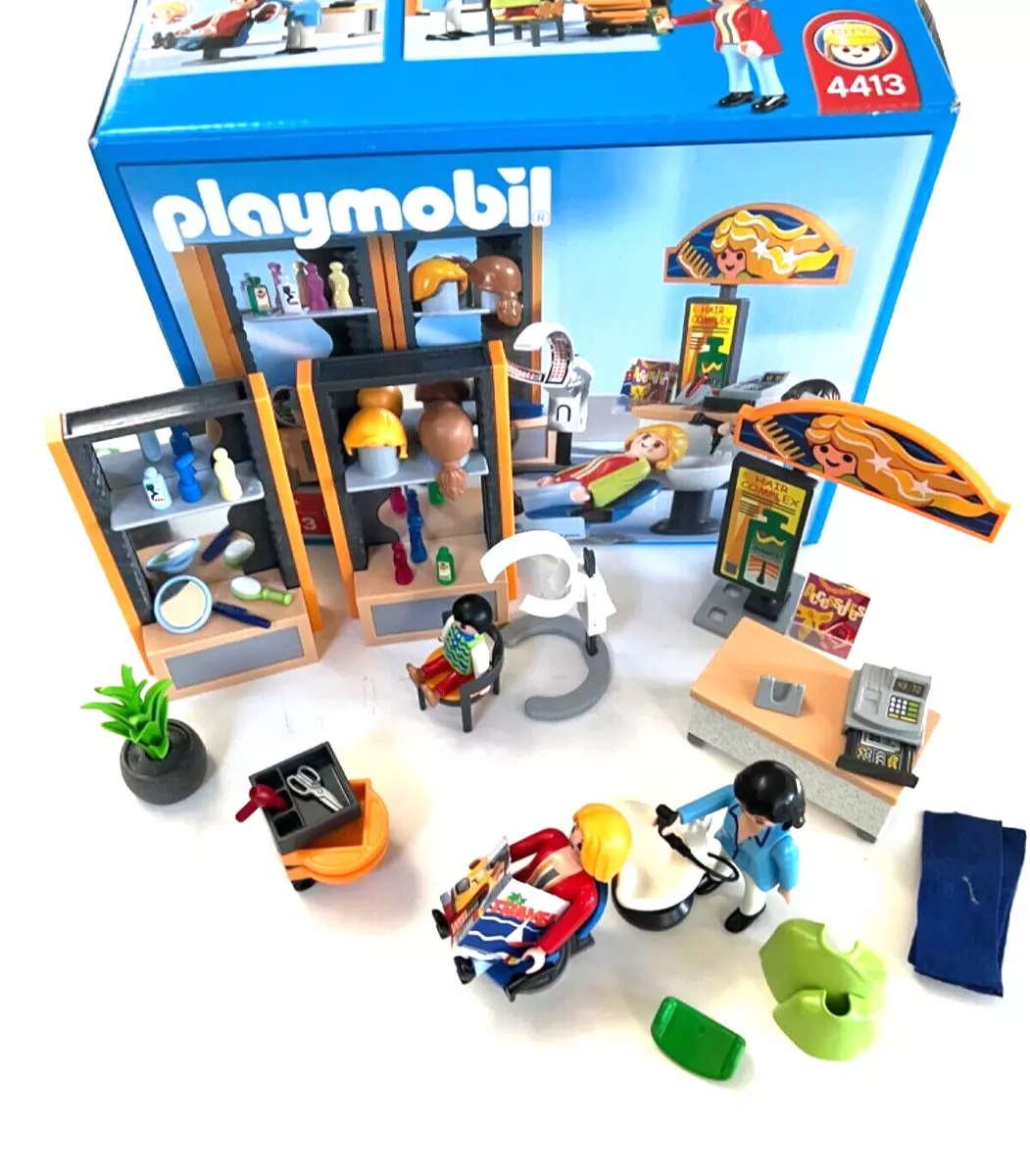 Playmobil City Life - 4413 BEAUTY SALON, Hair dressers - 100% Complete, Box  Ins