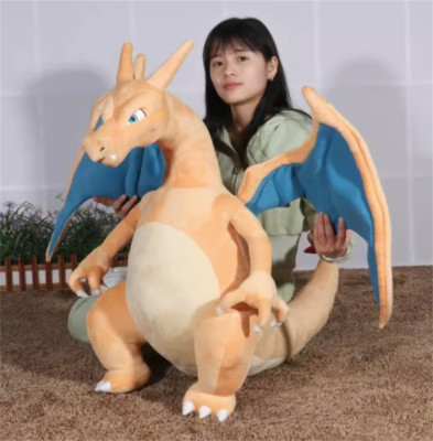 Cartoon 31'' Charizard Plush Doll Cute Stuffed Toy Pillow Collection Anime Gift