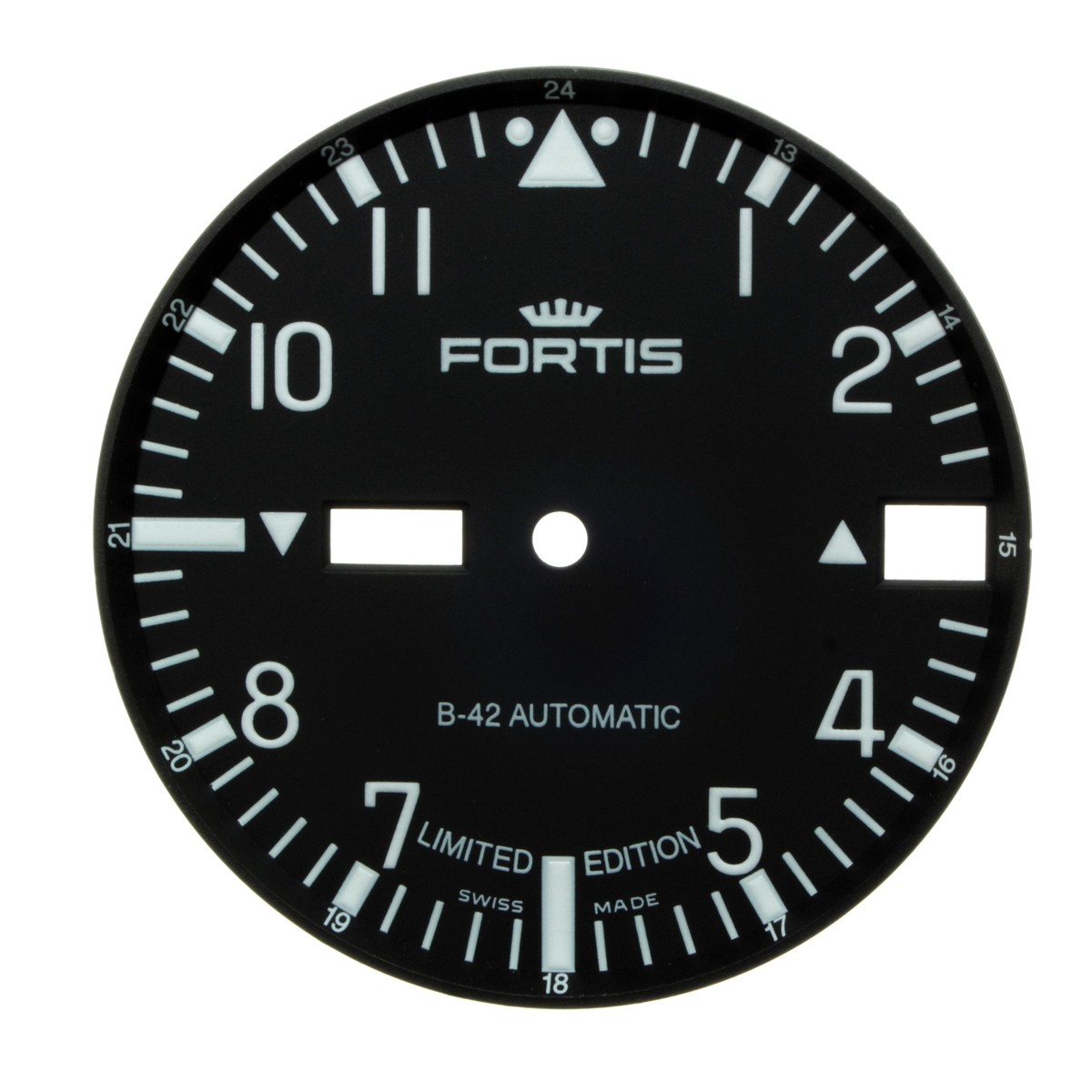 FORTIS dial for B-42 Flieger Big Date black mm