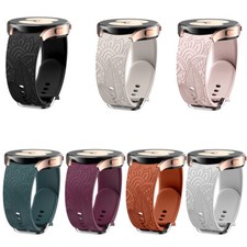 Fashion Floral Engraved Band Strap For Samsung Galaxy Watch 4/5/5 Pro/6 Classic
