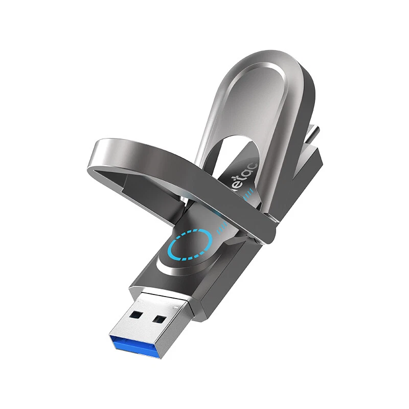 Netac US9 Metal Dual Interface OTG USB Flash Drive 256GB 512GB 1TB USB 3.2 Gen 2 - Image 2 of 4