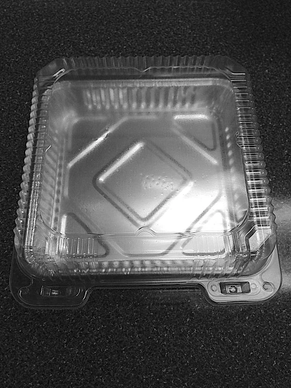 8" Square Aluminum Foil Cake Danish Pan w/Clear Plastic Hinged Bakery Container
Opens in a new windo