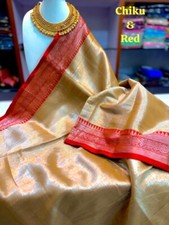New Trending Tissue Saree For Women Elegance Beautiful Hand Weaving Sari