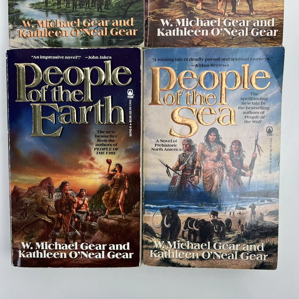 Lot of 4 The First North America's Forgotten Past Series 1-3 5 Paperback Books Foto 3 de 4