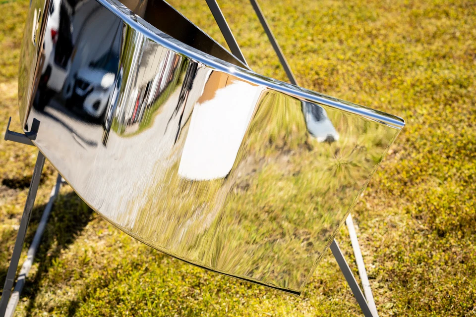 Parachoques Peterbilt 386 - Cromo 16" con recorte central - Soportes incluidos EE. UU. Foto 4 de 4