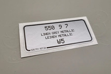 Sticker linen metallic-Porsche color code 550