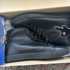 Gucci Sneakers Panther Patch Taglio Medio 456216 Pelle Taglia 7G