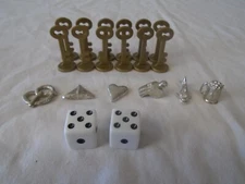Portland Oregon In A Box Monopoly Token Figure Pieces & Dice [Replacement Parts]