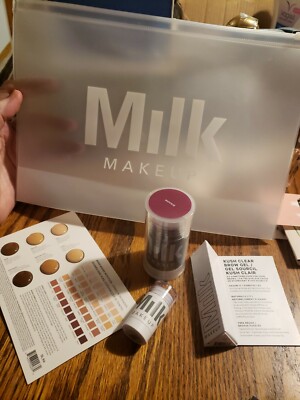 MILK MAKEUP Quickie Lip Cheek, Brow Gel, Bronzer, +samples 