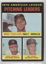 1971 Topps League Leaders Mike Cuellar Jim Perry Dave McNally #69 0nr3