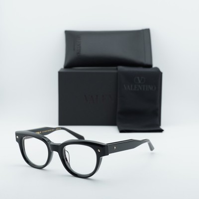 Valentino V-ESSENTIAL-V VLX-163A Shiny Black 48mm Eyeglasses New Authentic