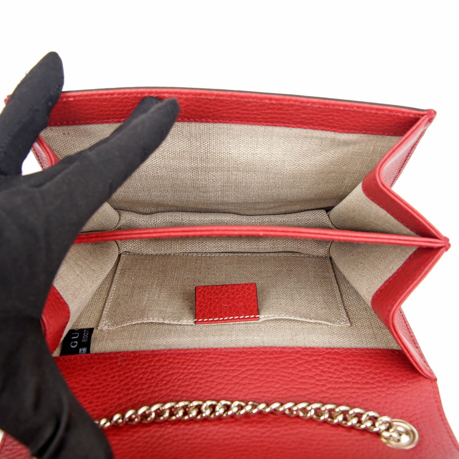 Gucci Interlocking Chain Shoulder Crossbody Bag 5… - image 10