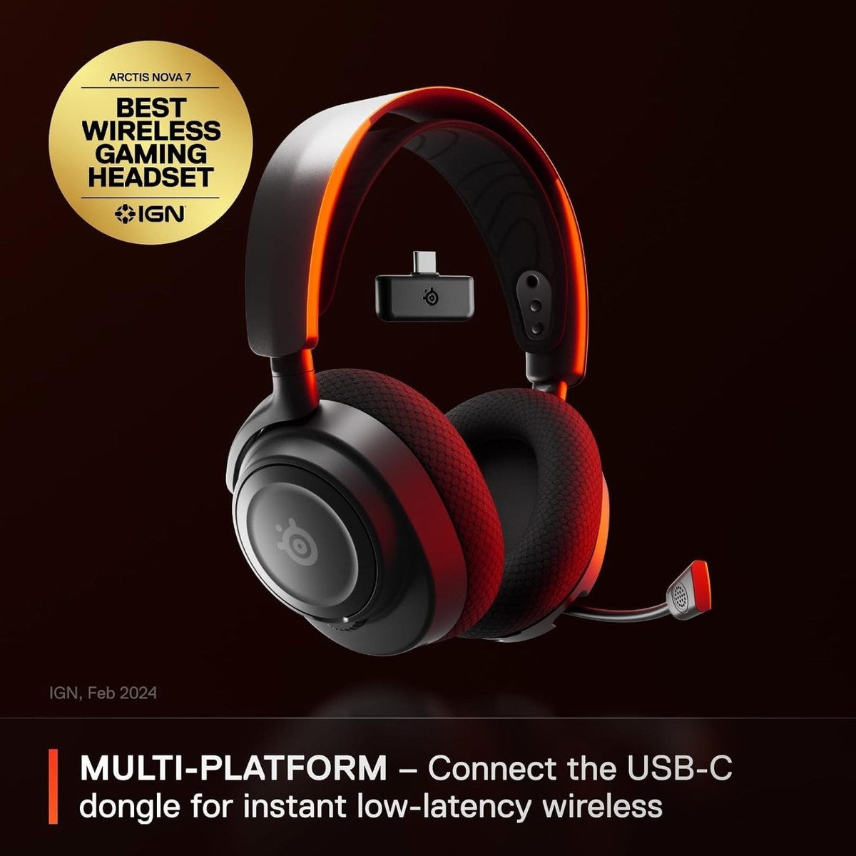 Arctis Nova Pro Wireless 対応イヤーパッド　レッド Amazon.com: WC Arctis Nova Bundle Pack - Cooling Gel Earpads