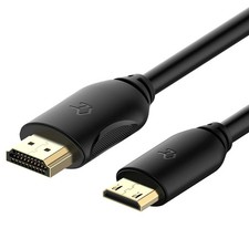 Mini HDMI to HDMI Cable, High Speed Supports Ethernet 3D and Audio Return 6 Fee