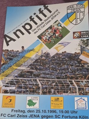 1996/97 2.Bundesliga FC Carl-Zeiss-Jena - Fortuna Köln