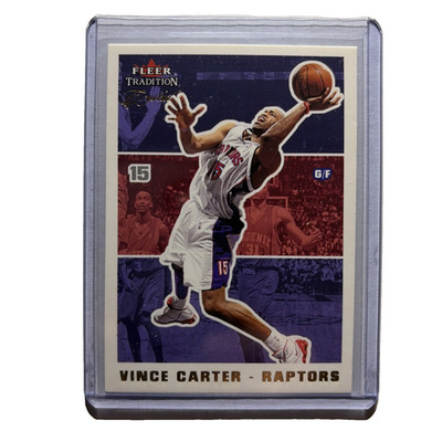 2003-04 Vince Fleer Tradition CRYSTAL #156/175 Toronto Raptors NBA Legend Heels 
