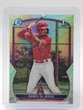 RANDY DE JESUS 2023 BOWMAN CHROME LUNAR REFRACTOR 1ST RC BCP-19 ANGELS Q0014