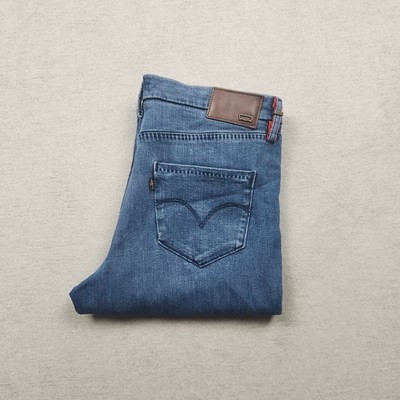 Levi's 311 Damen Jeans Hose W30 L30 Denim Blau Shaping Skinny Slim Fit Redloop