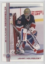 2000-01 ITG Be A Player Memorabilia Ruby 86/200 Johan Holmqvist #493 1p0