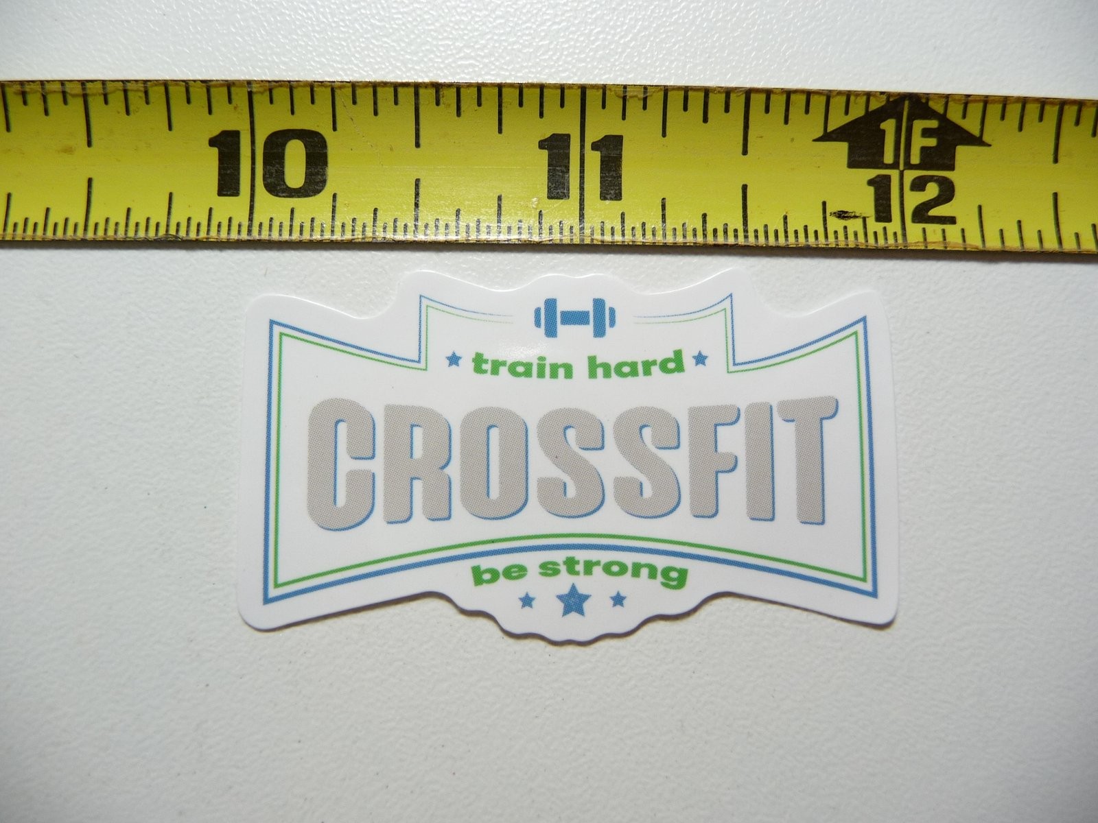 Train Hard Be Strong Fitness Decal Sticker for Gym Workout Motivation