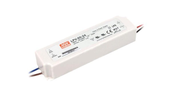 LPV-60-24 Zasilacz Impulsowy, Led, 60W, 24VDC, 2,5A, 90÷264VAC, 127÷370VDC-image