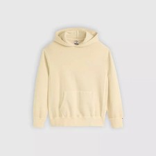 Levi's Men's Authentic Hoodie Sweatshirt Long Sleeves Fog Garment Dye Fog - Grey