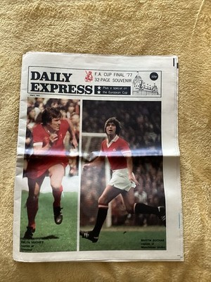 Liverpool Fc FA Cup Finale European Express Mai 1977 Original Zeitung