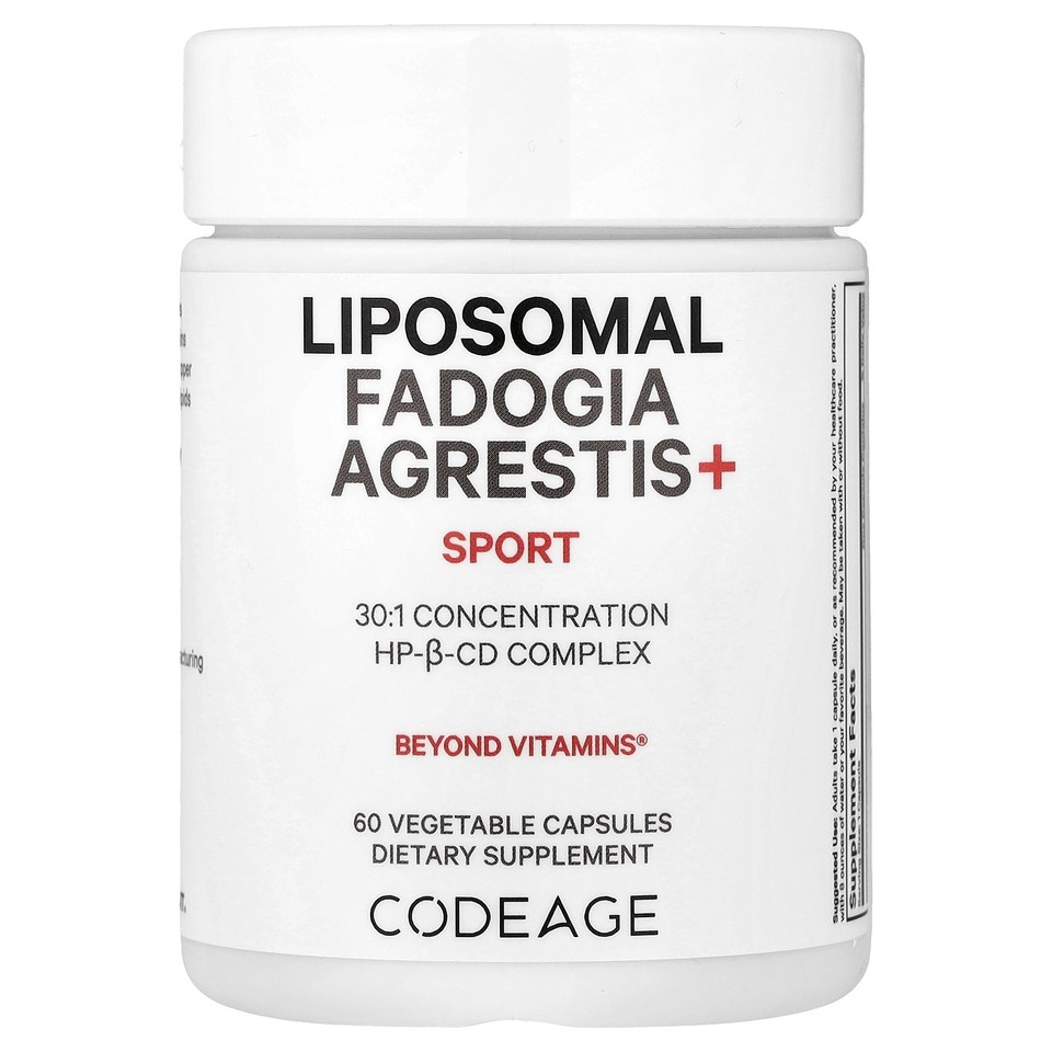 Liposomal Fadogia Agrestis+, 60 Vegetable Capsules