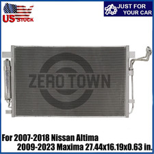 AC Condenser For 2007-2018 Nissan Altima 2009-2023 Maxima 27.44x16.19x0.63 in.