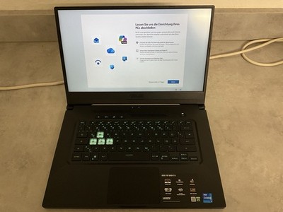 ASUS TUF Dash F15 15,6 Zoll FX516PR-HN113T Core i7 RTX3070 512GB 40GB RAM