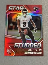 2021 Rookies & Stars Kyle Pitts Star Studded Prizm Red /99 RC Color Match
