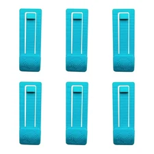 6 Pack Paddle Board Fin Clip Replacement for Surfboard, SUP Paddle Buckle