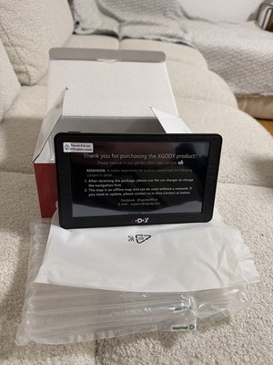 Brand New Sealed XGODY GPS Navigation 7  GPS Navigation Europe 16GB with Accesor