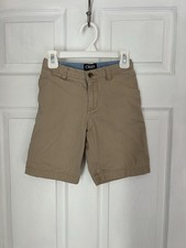 Chaps Boys Khaki School Uniform Shorts, Size 7