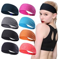 Sweat Sweatband Headband Yoga Gym Running Stretch Sports Headband for Men Women