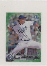 2017 Bowman Chrome Minis Base Rookies Green Refractor 76/99 Jose De Leon #42 nu7