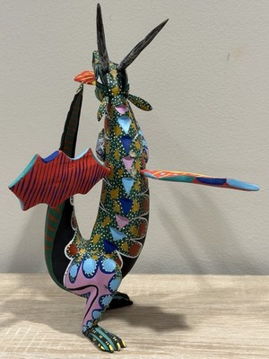 Authentic Manuel Jimenez Hernandez Oaxacan Wood Carving - Signed