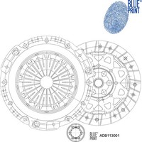 Blue Print ADB113001 Kupplungssatz FüR Mini Clubman R58 R59 R56 R57 R55