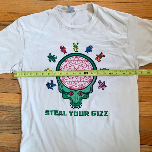 T-shirt homme Grateful Dead King Gizzard grande couleur crème #620 - Photo 3/3