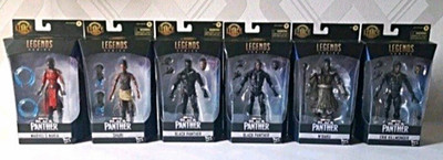 Marvel Legends Black Panther Figuren Sammlung 6x + Killmonger Klaue Nakia Ross