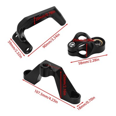 Steering Damper w/ Bracket Mount For Kawasaki Ninja ZX-6R 13-25 ZX